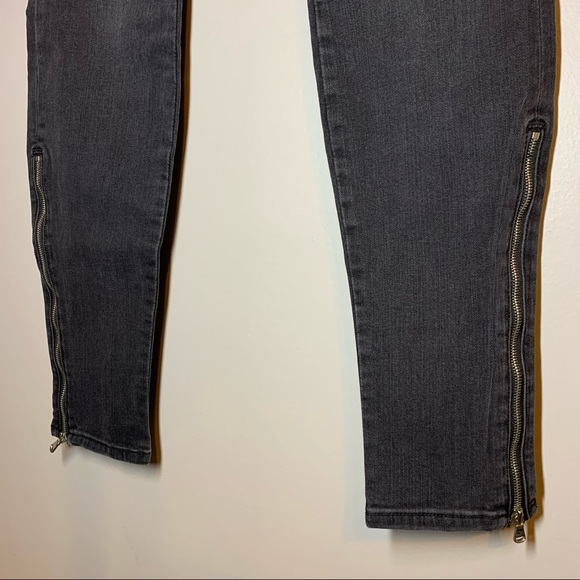 J Brand Sz. 26 Photo Ready Kassidy skinny zipper leg cascade grey utility pant - Picture 6 of 14